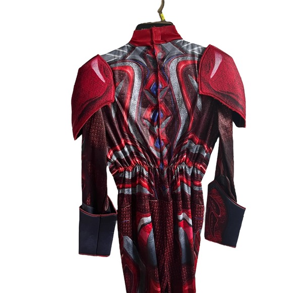 Power Ranger Red and Silver Kids Costume - Picture 8 of 10